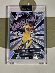 2024 Wild Card Comix Black Label Lamine Yamal 4/4 🔥 Rookie 🔥 - Picture 1 of 2