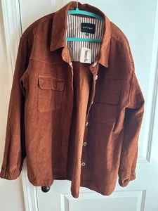 Samt Herz Cord Sakko Rost Größe XL - Bild 1 von 8