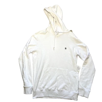 NUEVO CON ETIQUETAS OBEY Eighty Nine Sudadera con Capucha M Blanco Terry Francés Foto 1 de 4