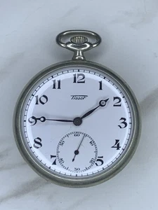 Antique Tisso Pocket Watch In Great Working Condition! #6 - Picture 1 of 6