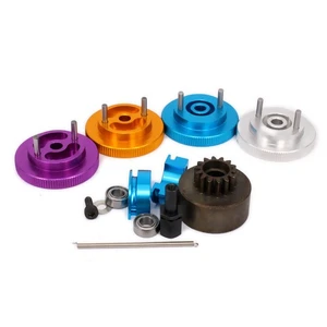 14 Teeth Clutch Bell Shoes Springs Flywheel Bearing Axle For 1/10 RC Car HSP HPI - Picture 1 of 14