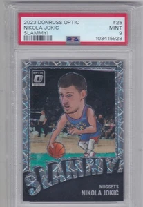 2023 Donruss Optic Nikola Jokic Slammy Case Hit SSP PSA 9 - Picture 1 of 2
