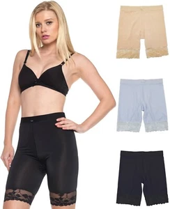 Barbra’s 3er Pack Shapewear glatt hoch tailliert unter Rock Slip kurze Höschen - Bild 1 von 9