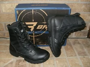 New Tactical Performance Hawk 8" Black Tactical Boots Lady 8 M/Side Zip MSRP $70 - Picture 1 of 5