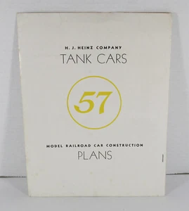 1941 Heinz 57 Model Railroad Tank Car Construction Plans Blueprints & Colors - Picture 1 of 5