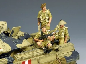 King & Country EA030 - 8th Army Tank Riders - Retired - Boxed - Picture 1 of 7