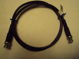 Coax jumper BNC male to BNC male, 1 meter long, RG-58/U; Belden 8240 coax unused - Picture 1 of 1