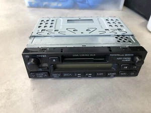 Toyota 16408 AM/FM Radio Receiver 86120-08010 Cassette Player OEM Used Excellent - Picture 1 of 5