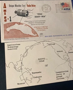 SWANSON SPACE COVER " SPACE HANDY MAN"/ "UNIQUE WATHER EYE/RADIO RELAY" DEC 1966 - Picture 1 of 8