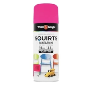 White Knight Squirts 310g Spray Paint - Fluoro Pink - Picture 1 of 1