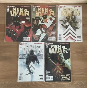 Men Of War DC Comics Book Job Lot Bundle Volumes 1-5 Issues #1 #2 #3 #4 #5 - Picture 1 of 3