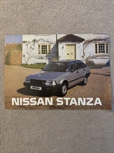 Nissan Stanza Original UK Brochure 1984 July - Picture 1 of 3