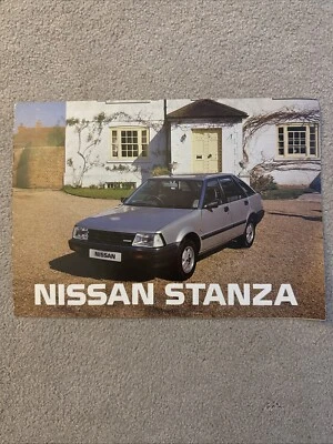 Nissan Stanza Original UK Brochure 1984 July - Image 1 of 3