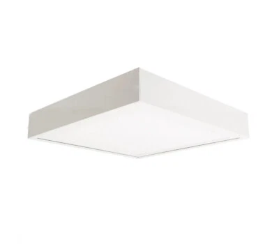 Plafoniera LED soffitto Luce Naturale Quadrato Moderno Bianco 2200LM Lampadario - Immagine 1 di 4