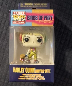 Funko Pocket Pop! Keychains Birds of Prey Harley Quinn Boobytrap Battle F30 - Picture 1 of 5