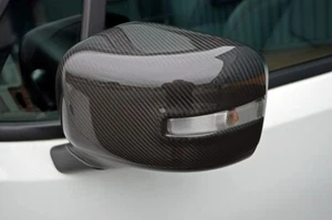 Carbon Fibre Wing Mirror Trim Set Covers To Fit Jeep Renegade (2014+) - Picture 1 of 6