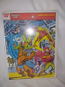 RARE 1977 Whitman FANTASTIC FOUR Frame tray puzzle DAVE COCKRUM ~MINT~SEALED!! - Picture 1 of 8