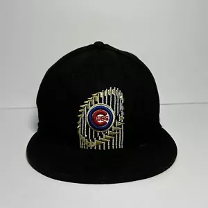 Chicago Cubs Black Hat Snapback Cap New Era 9Fifty 2016 World Series Champions - Picture 1 of 10
