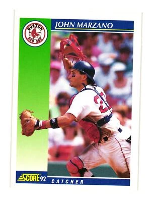 1992 Score #539 John Marzano Boston Red Sox - Image 1 of 2