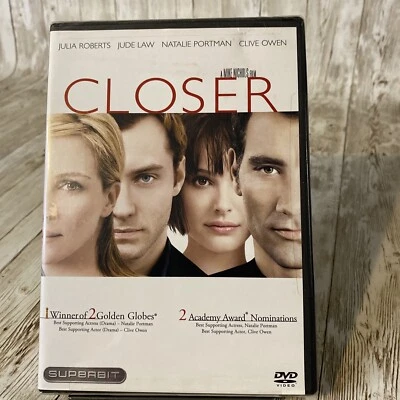 Closer (DVD, 2005, Widescreen ) New Factory Sealed - Image 1 of 3