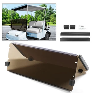 For 1985-1995 Yamaha G2 G9 Tinted Fold Down Golf Cart Windshield Windscreen - Picture 1 of 18