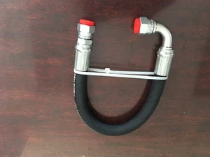3/8" X 84" 2-WIRE 5,000 Hydraulic Hose Assembly 1-Female JIC x 1-Female JIC 90 - Picture 1 of 4