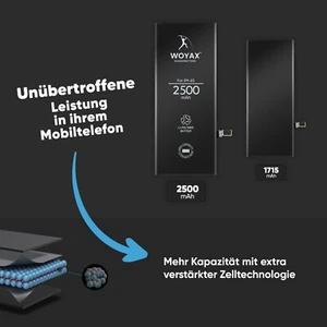 Woyax Wunderbatterie® iPhone 6S bateria 2500 mAh duża pojemność bez narzędzi - Zdjęcie 1 z 6