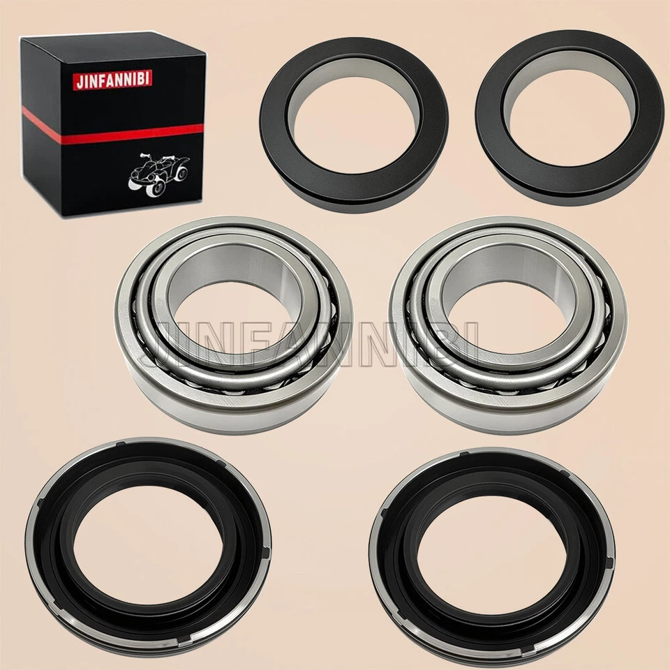 Juego de 2 juegos de cojinetes y sellos de rueda trasera para Dana 44 Jeep Wagoneer Wrangler TJ XJ J10 Foto 1 de 4