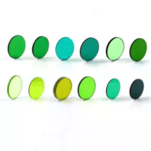 1Pcs Optical Glass Green Filter LB Type Tinted Glass Transmits Green Light - Picture 1 of 7