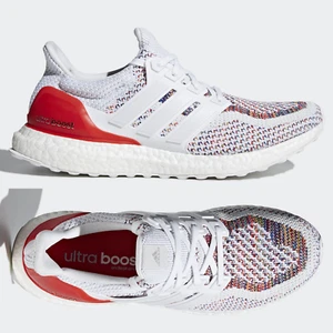 Adidas UltraBOOST 2.0 Herren Größe 14,5 Mehrfarbig Weiß Rot BB3911 Multi - Bild 1 von 10