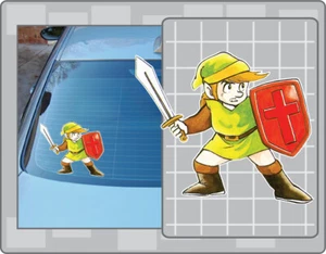 Adesivo LINK vinile decalcomania #13 auto camion La leggenda di Zelda - Foto 1 di 1