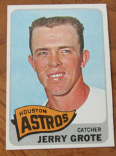 1965 Topps Baseball - # 504 Jerry Grote, C, Houston Astros