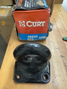 CURT 48550 Black Steel Pintle Hitch Lunette Ring 2-1/2-Inch ID, 35,000 lbs, 4-1/ - Picture 1 of 1