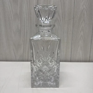 ROYAL LIMITED Crystal Czech Republic Decanter 10” 24% Full Lead Crystal - Picture 1 of 13