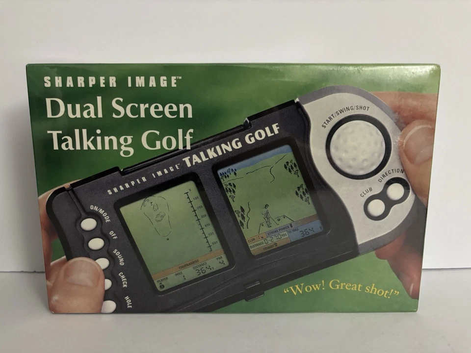 Imagen más nítida doble pantalla parlante golf electrónico portátil - nuevo y sellado Foto 1 de 4