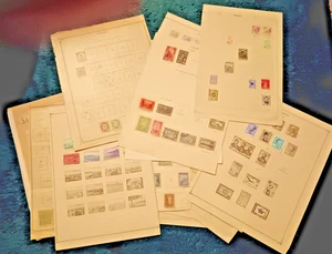 TÜRKEI - 15 alte Albumseiten mit weit über 200 Marken - 1870er bis 70er Jahre - Bild 1 von 9