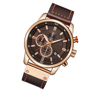 Mens Sports Watches Leather Waterproof Wrist Watch Luxury J0A7 - Picture 1 of 11