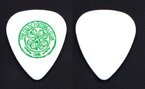 Rod Stewart Celtic Football Club White Guitar Pick - 2008 Tour - Picture 1 of 1