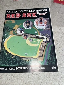 G808 ~ Connecticut's New Britain RED SOX 10th Anniversary Unscored Clemens Vaughn - Bild 1 von 4