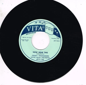 JIMMY THOMASON - NOW HEAR THIS / BIG WHEEL (Hot 1950s RnB Twin-Spin JIVERS) - Imagen 1 de 1