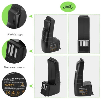 TECMANA 4AH 12V Akku für Festool CCD12 CDD12E CCD12ES CCD12MH C12GG 486831 490360 BP12C