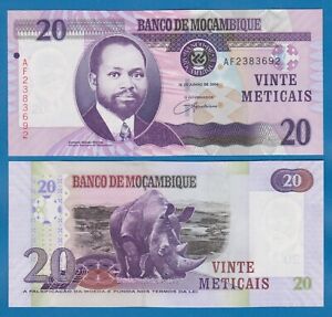 Mozambique 20 meticais P 143 2006 UNC