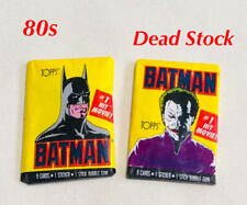 Batman Trading Cards Set Topps 1989 Waxed Card Unopened Pack Rare Vintage