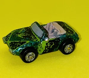 Micro Machines Ferrari Daytona Spyder Convertible Green Sparkler 1989 Galoob - Picture 1 of 5