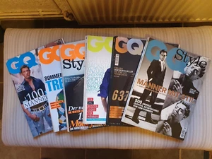 Konvolut LOT GQ Style 6 Magazin Hefte 2004 - 2008 Fashion Men - gut erhalten ! - Bild 1 von 4