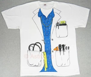 MÉDICO MÉDICO-MUJER-Leslie Arwin Dr. M.D. Camiseta Physician Health S-2XL ¡NUEVA! - Imagen 1 de 3