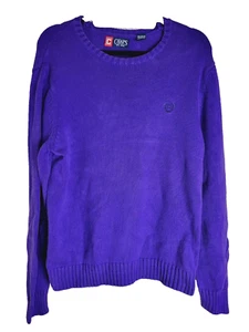 Original/Auth CHAPS - Vintage Pullover - Klassisch - Lila - M - Bild 1 von 11