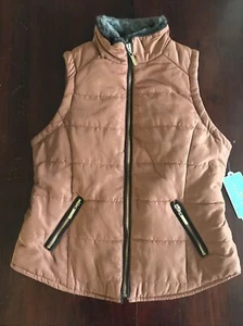 NWT Girls Vest Copper Bronze Size L Copper Key Dillards - Picture 1 of 12