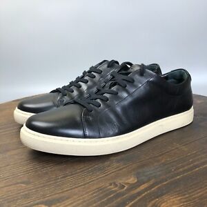 Allen Edmonds Canal Court Mens Size 10 Black Leather Casual Shoes Sneakers