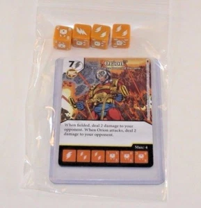DC Dice Masters Batman * ORION * Set RARE Uncommon CUR + 4 DICE New Gods - Picture 1 of 1